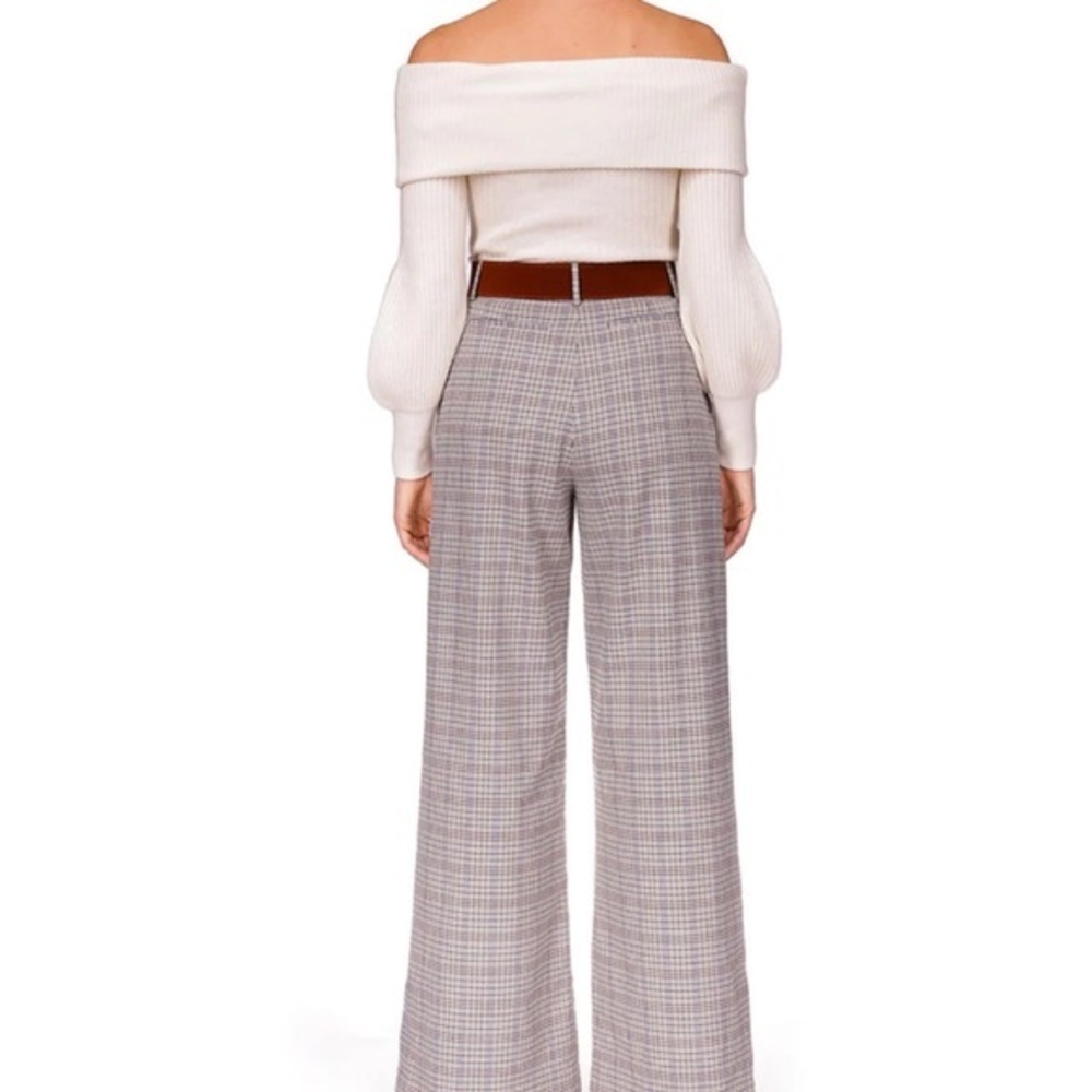 Cara Cara Soho Pants Hannon Plaid Turtledove - Picture 4 of 8